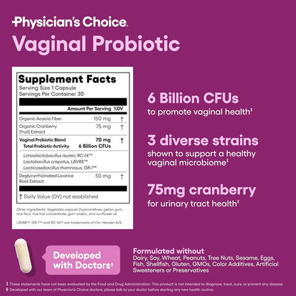 Doctor-Recommended Vaginal Probiotics for Women
